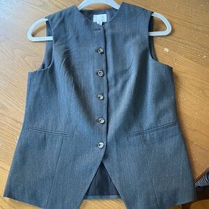 Gray Sleeveless Women's Vest